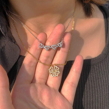 Collier Avec Pendentif Trèfle À Quatre Feuilles Pour Femme | Idéal Pour Un Usage Quotidien Ou Des Occasions