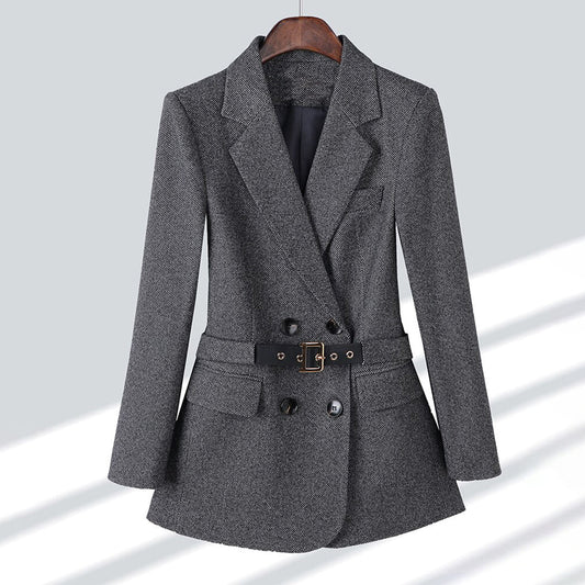 Blazer À Coupe Ajustée Avec Manches Longues Pour Femme | Idéal Pour Les Occasions Quotidiennes