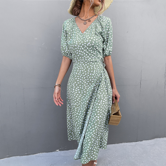 Robe Midi Avec Coupe Cintrée Pour Femme | Idéale Pour Sorties Et Événements