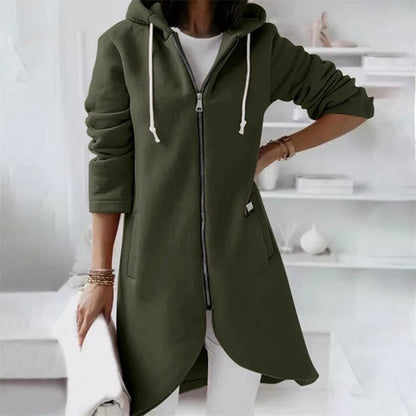 Gilet Long avec Fermeture Ouverte pour Femme | Idéal pour Bureau ou Quotidien