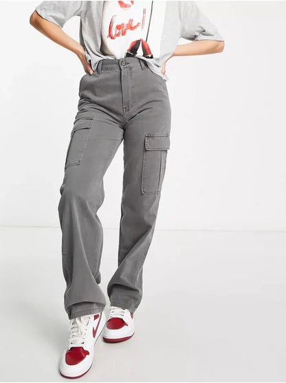 Pantalon Cargo Fonctionnel pour Femme avec Poches Spacieuses | Idéal pour un Look Décontracté