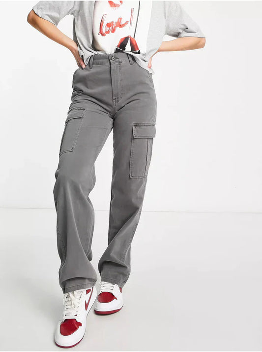 Pantalon Cargo Fonctionnel pour Femme avec Poches Spacieuses | Idéal pour un Look Décontracté