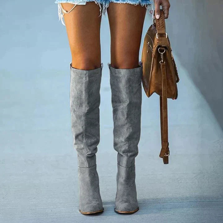 Bottes Western Urbaines à Talon Bloc pour Femmes | Idéal pour Usage Quotidien et Saisons Fraîches