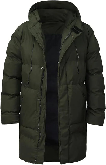 Parka avec Capuche Et Poches Multiples pour Homme | Idéal pour L’Hiver