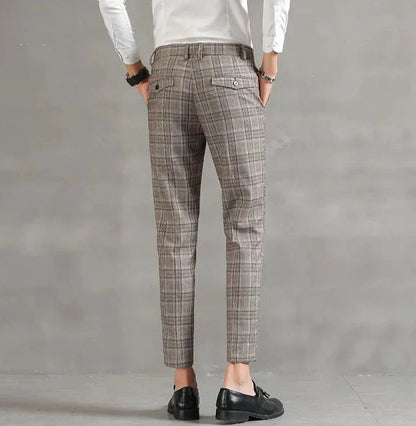 Pantalon À Carreaux Pour Homme Avec Coupe Slim | Idéal Pour Le Quotidien
