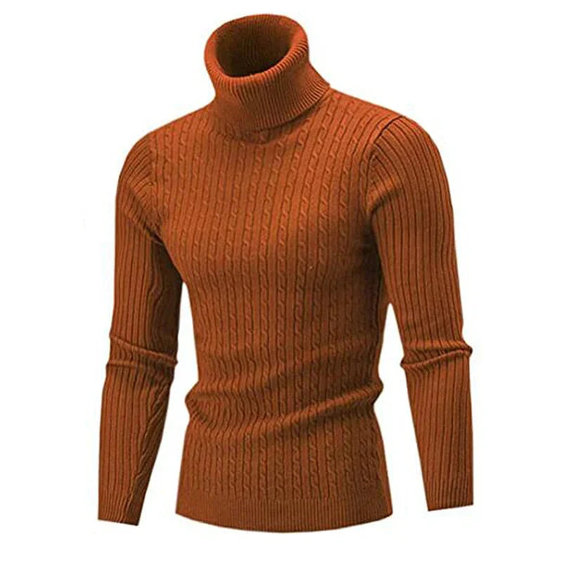 Pull à Col Roulé à Manches Longues pour Homme | Idéal pour l’Hiver