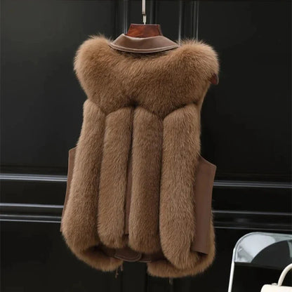 Gilet Sans Manches à Col Revers pour Femme | Idéal pour la Saison Froide