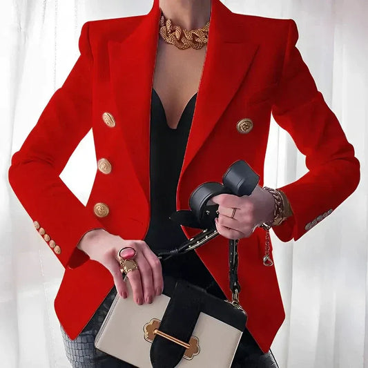 Blazer à Coupe Structurée pour Femme | Idéal pour le Travail ou les Occasions Formelles