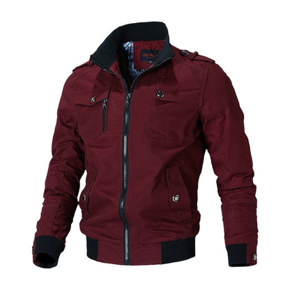 Veste Ajustée avec Fermeture Avant pour Homme | Idéale pour Automne et Hiver