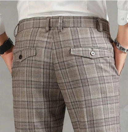 Pantalon À Carreaux Pour Homme Avec Coupe Slim | Idéal Pour Le Quotidien