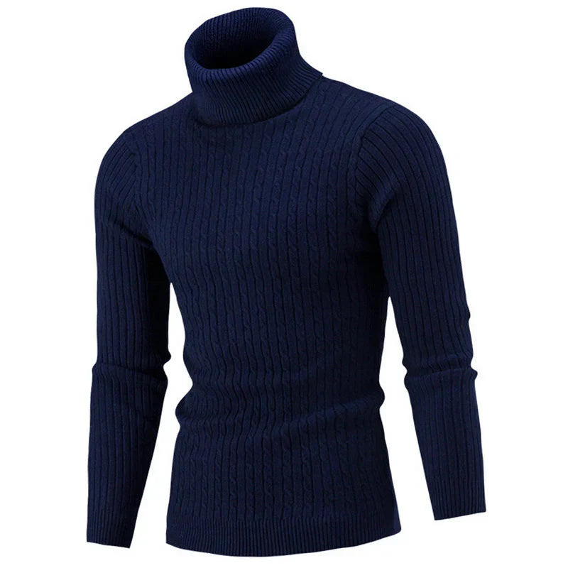 Pull à Col Roulé à Manches Longues pour Homme | Idéal pour l’Hiver
