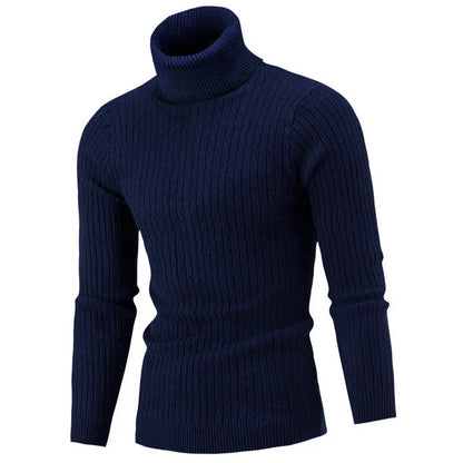 Pull à Col Roulé à Manches Longues pour Homme | Idéal pour l’Hiver