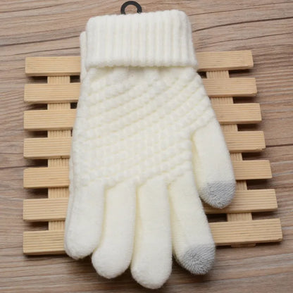 Gants d’Hiver avec Motif Texturé pour Femme | Idéals pour les Journées Froides
