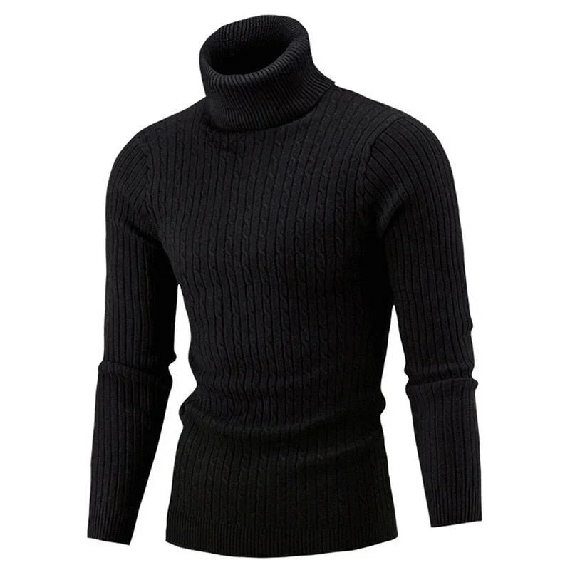 Pull à Col Roulé à Manches Longues pour Homme | Idéal pour l’Hiver