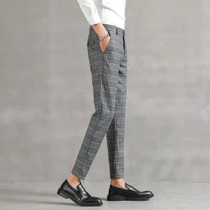 Pantalon À Carreaux Pour Homme Avec Coupe Slim | Idéal Pour Le Quotidien