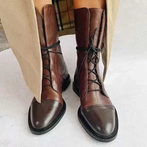 Bottes à Talon de Style Rétro pour Femmes | Idéales pour les Sorties ou le Quotidien