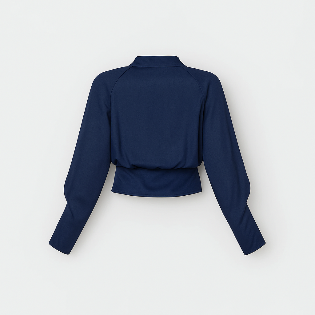 Blouse avec Manches Bouffantes et Boutonnage Frontal pour Femme | Idéale pour le Bureau ou les Événements Sociaux