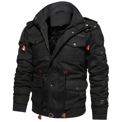 Veste Tactique Pour Homme Avec Poches Multiples | Idéal Pour La Mi-Saison Et Les Activités Extérieures