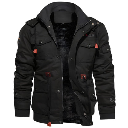 Veste Tactique Pour Homme Avec Poches Multiples | Idéal Pour La Mi-Saison Et Les Activités Extérieures