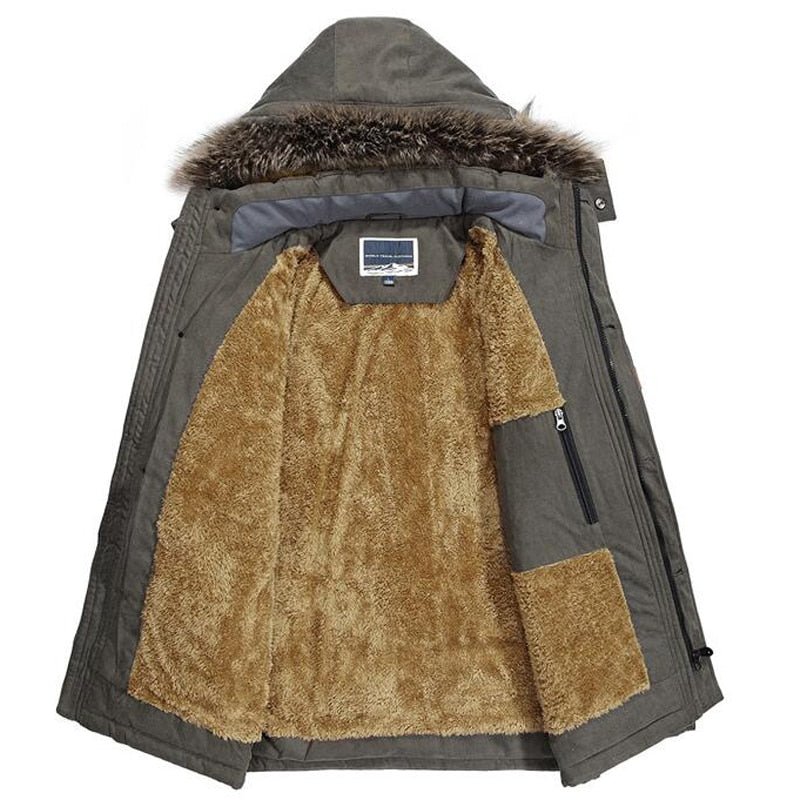 Manteau Matelassé avec Capuche pour Homme | Idéal pour Automne et Hiver