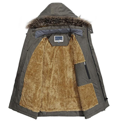 Manteau Matelassé avec Capuche pour Homme | Idéal pour Automne et Hiver