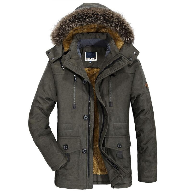 Manteau Matelassé avec Capuche pour Homme | Idéal pour Automne et Hiver