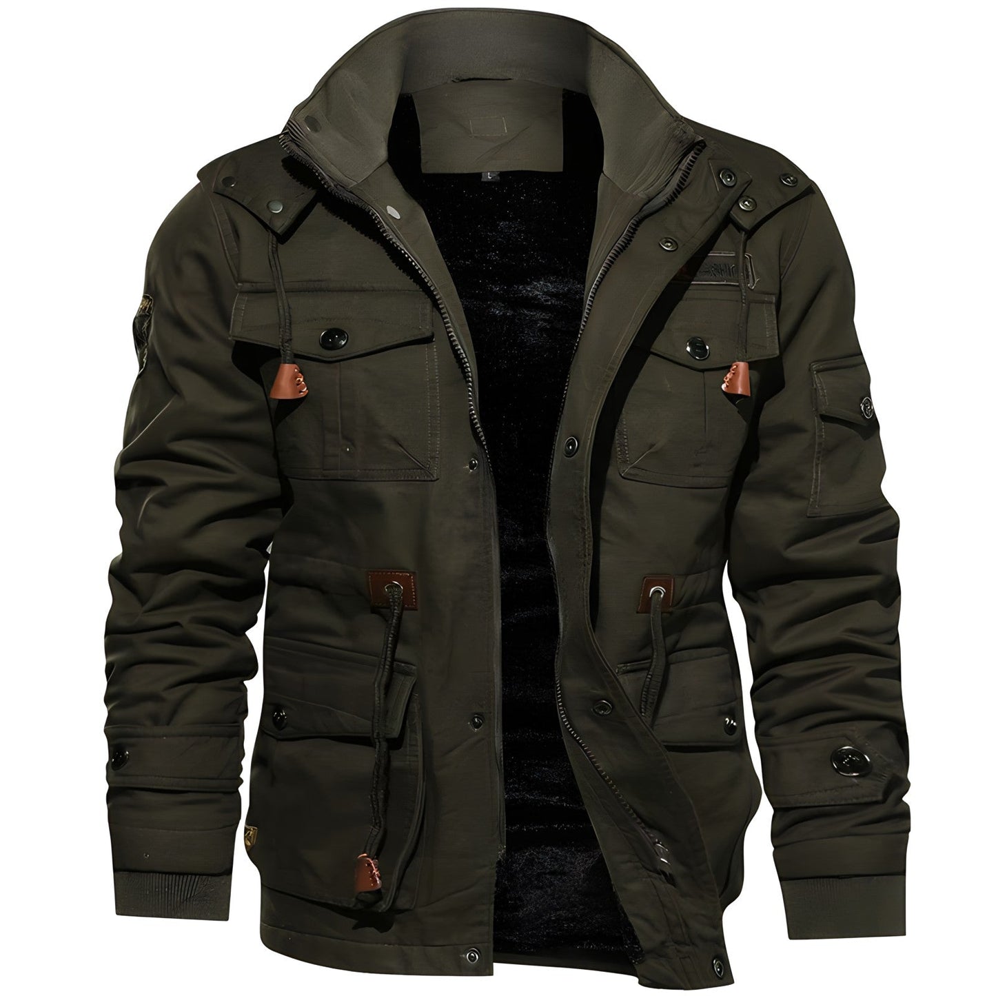 Veste Tactique Pour Homme Avec Poches Multiples | Idéal Pour La Mi-Saison Et Les Activités Extérieures