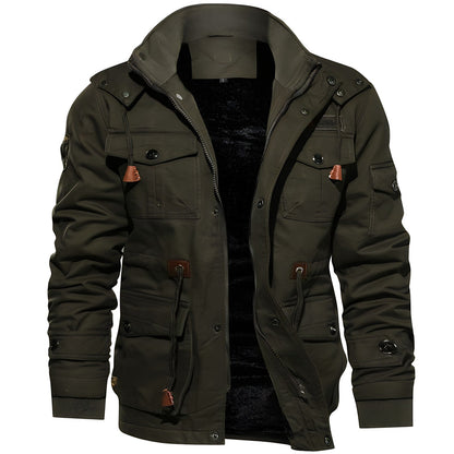 Veste Tactique Pour Homme Avec Poches Multiples | Idéal Pour La Mi-Saison Et Les Activités Extérieures
