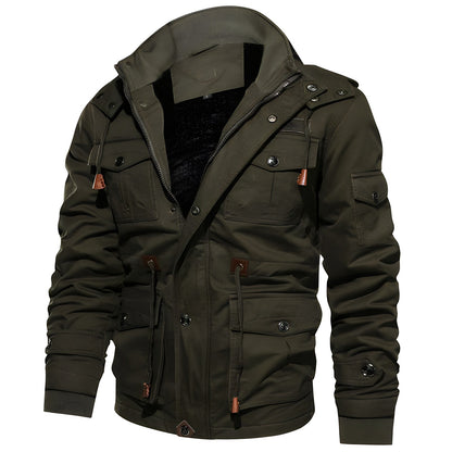 Veste Tactique Pour Homme Avec Poches Multiples | Idéal Pour La Mi-Saison Et Les Activités Extérieures
