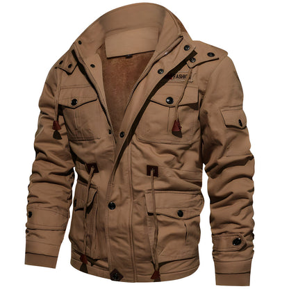 Veste Tactique Pour Homme Avec Poches Multiples | Idéal Pour La Mi-Saison Et Les Activités Extérieures