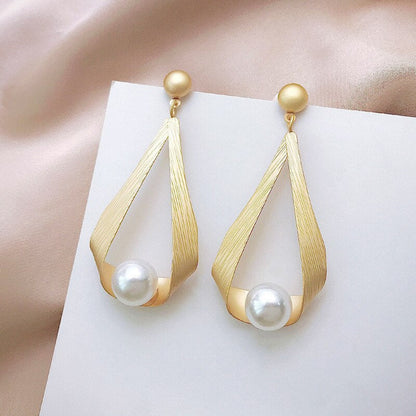 Boucles d’Oreilles Pendantes Deux Pièces à Design Rond pour Femmes | Idéales pour les Occasions Spécial