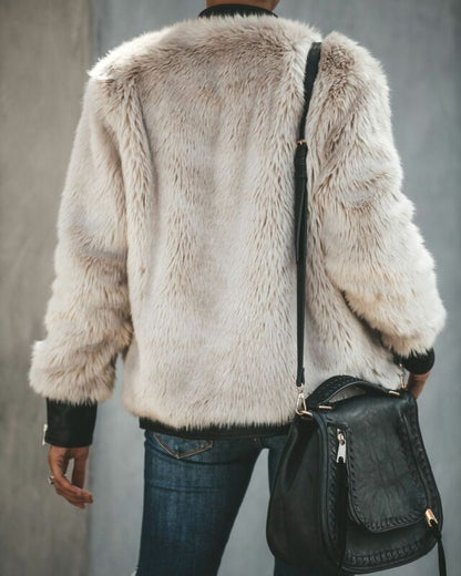 Manteau Oversize avec Col et Poches Latérales pour Femme | Idéal pour l’Hiver