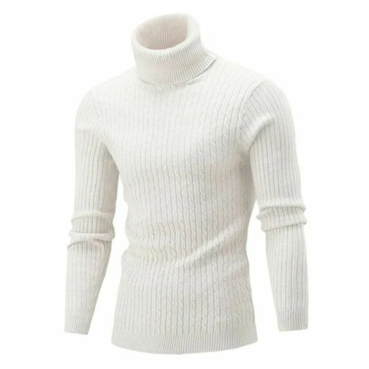 Pull à Col Roulé à Manches Longues pour Homme | Idéal pour l’Hiver