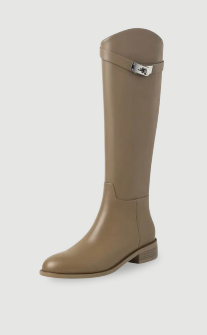Bottes de Cavalier pour Femmes avec Fermeture Métallique | Idéal pour le Quotidien et les Loisirs