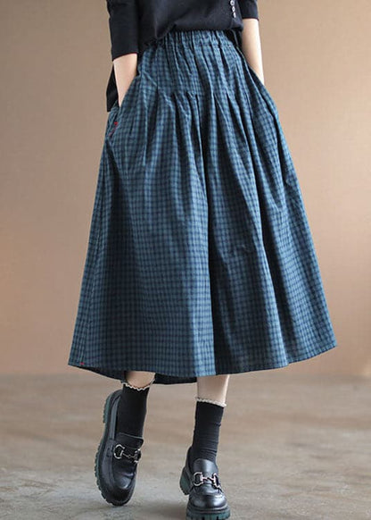 Jupe Midi Avec Motif À Carreaux Pour Femmes | Idéale Pour Été Et Usage Quotidien