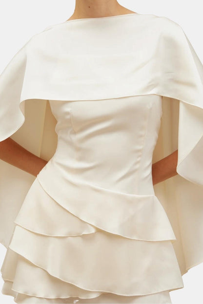 Robe Mini Avec Détails À Volants Et Dos Ouvert Pour Femme | Idéal Pour Soirées Et Événements