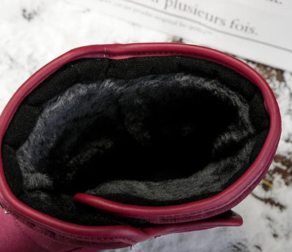 Bottes de Neige à Lacets avec Tige Montante pour Adultes | Idéal pour Saison Froide