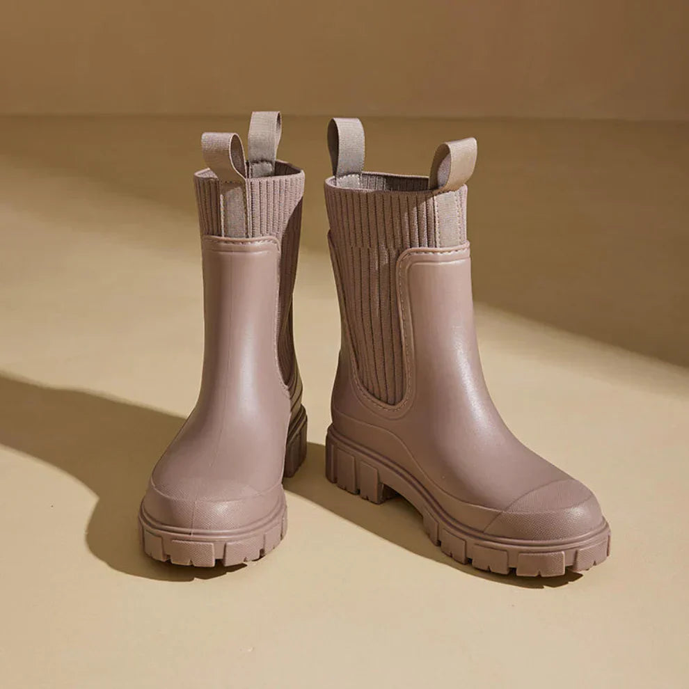 Bottines Chelsea à Enfiler avec Tige Montante pour Femmes | Idéal pour l’Automne et l’Hiver