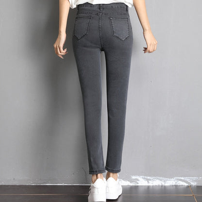 Jean Skinny Fit à Taille Standard pour Femme | Idéal pour Tenues Décontractées et Quotidiennes