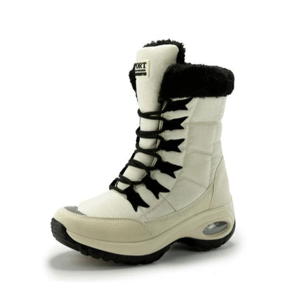 Bottes de Neige à Lacets avec Tige Montante pour Adultes | Idéal pour Saison Froide