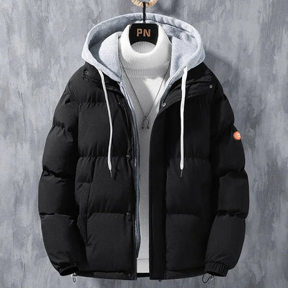 Veste D’Hiver avec Capuche Et Fermeture Zippée pour Homme | Idéal pour L’Hiver