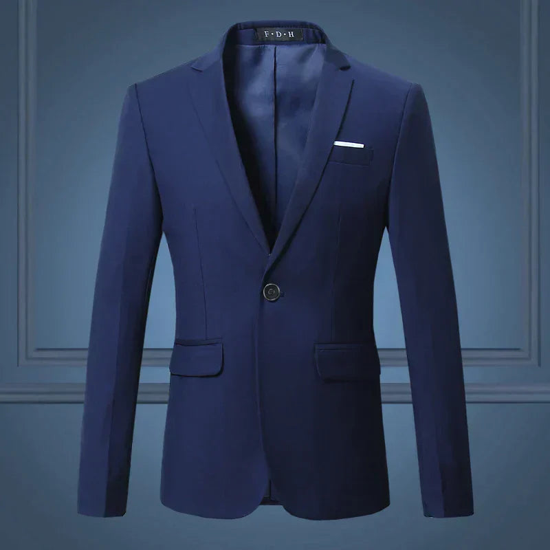 Blazer À Coupe Standard Avec Col Classique Pour Homme | Idéal Pour Usage Quotidien Et Occasions Formelles