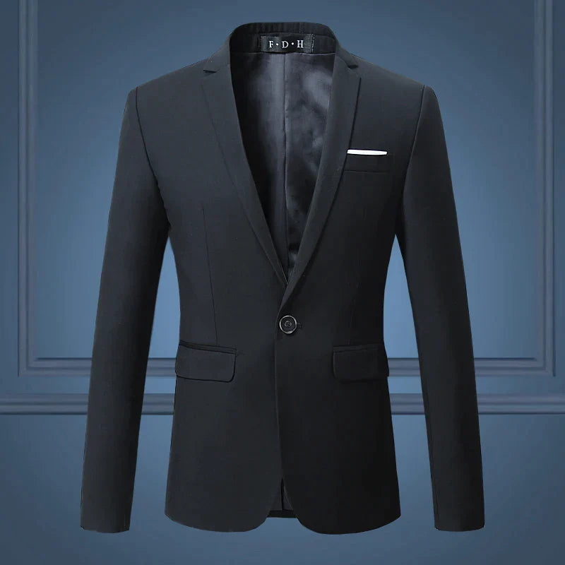 Blazer À Coupe Standard Avec Col Classique Pour Homme | Idéal Pour Usage Quotidien Et Occasions Formelles