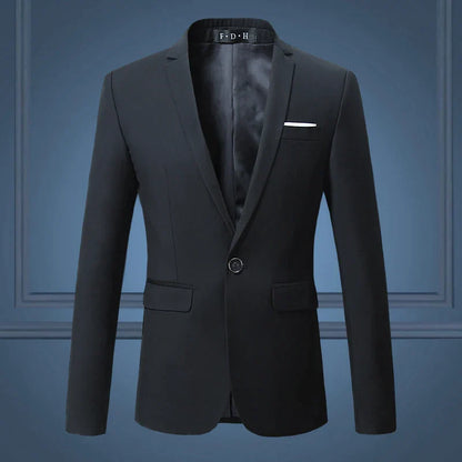 Blazer À Coupe Standard Avec Col Classique Pour Homme | Idéal Pour Usage Quotidien Et Occasions Formelles