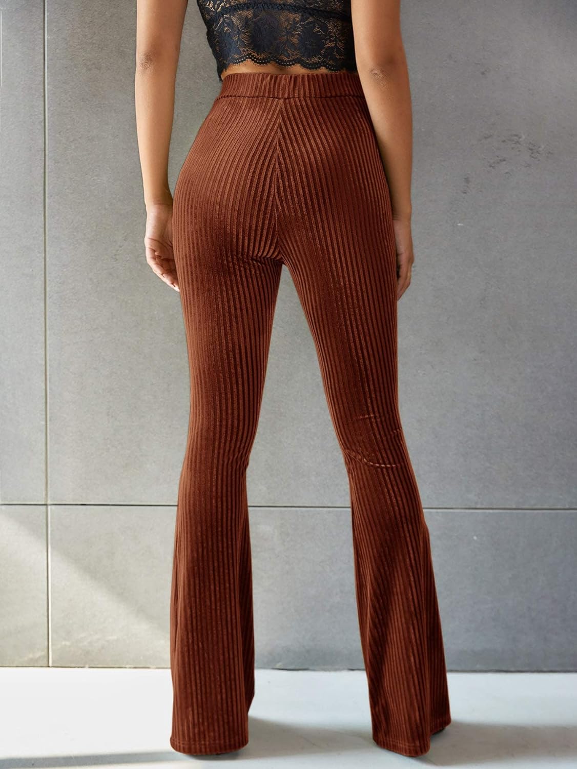 Pantalon Évasé avec Taille Standard pour Femme | Idéal pour un Usage Quotidien