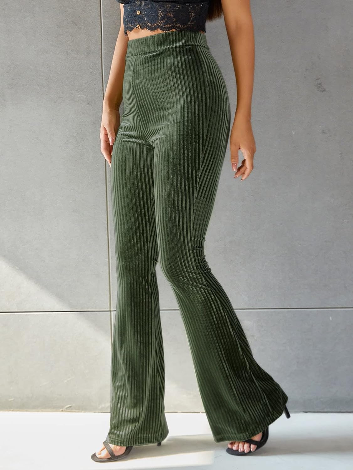 Pantalon Évasé avec Taille Standard pour Femme | Idéal pour un Usage Quotidien