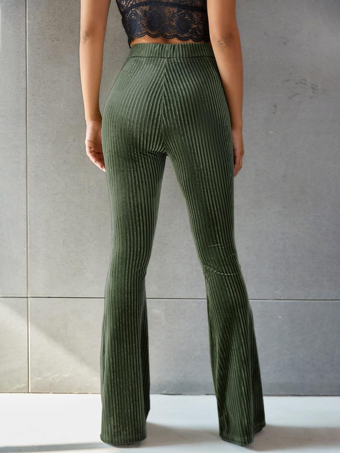 Pantalon Évasé avec Taille Standard pour Femme | Idéal pour un Usage Quotidien