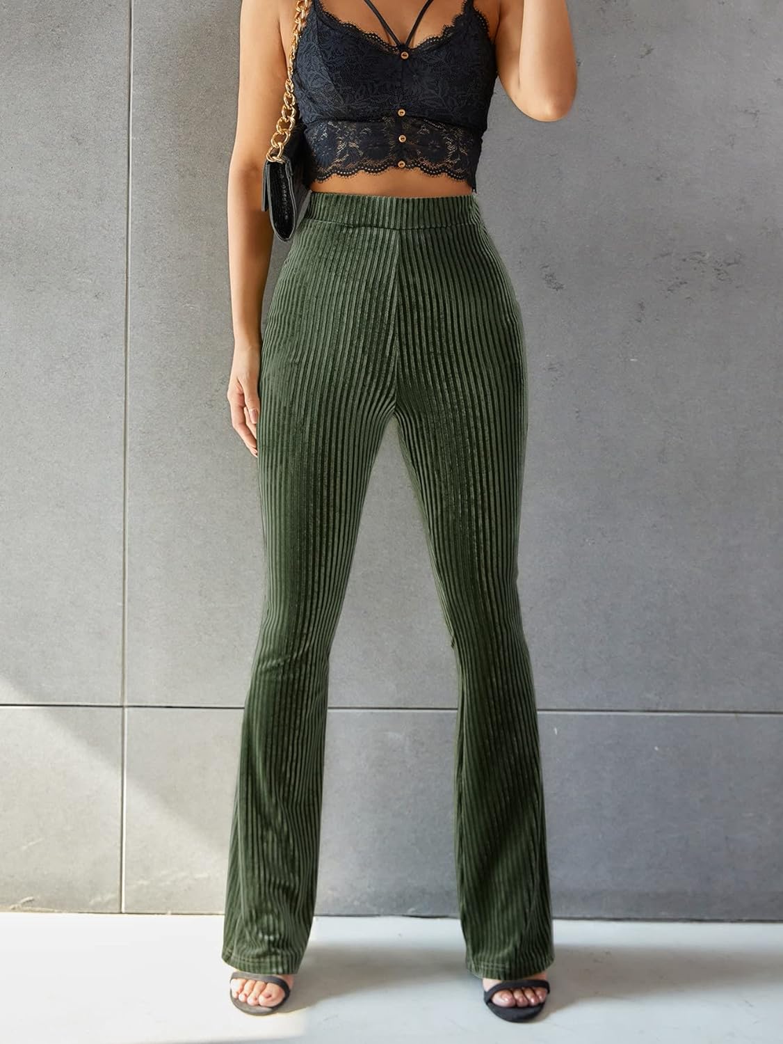 Pantalon Évasé avec Taille Standard pour Femme | Idéal pour un Usage Quotidien