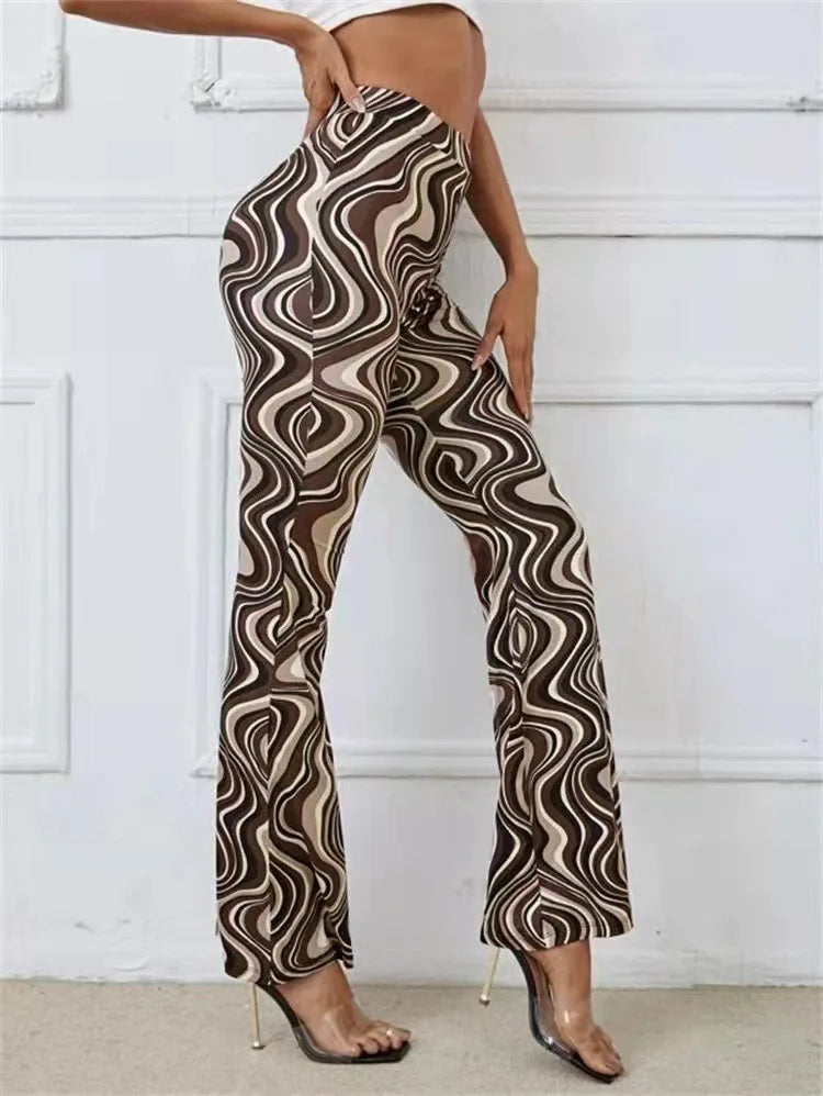 Pantalon à Coupe Droite et Taille Moyenne pour Femme | Idéal pour le Bureau et les Loisirs