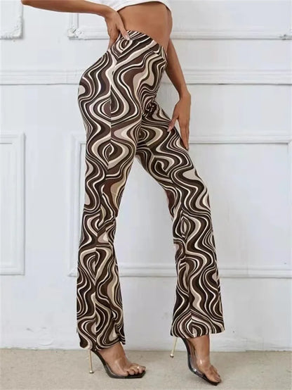 Pantalon à Coupe Droite et Taille Moyenne pour Femme | Idéal pour le Bureau et les Loisirs
